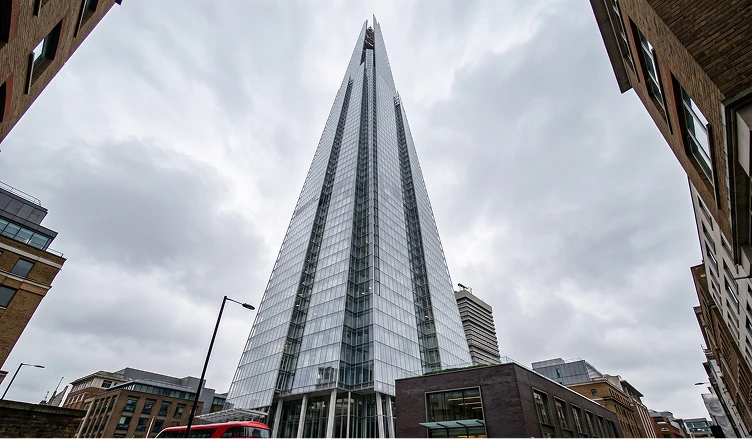 High-rise mixed-use tower with complex structural engineering