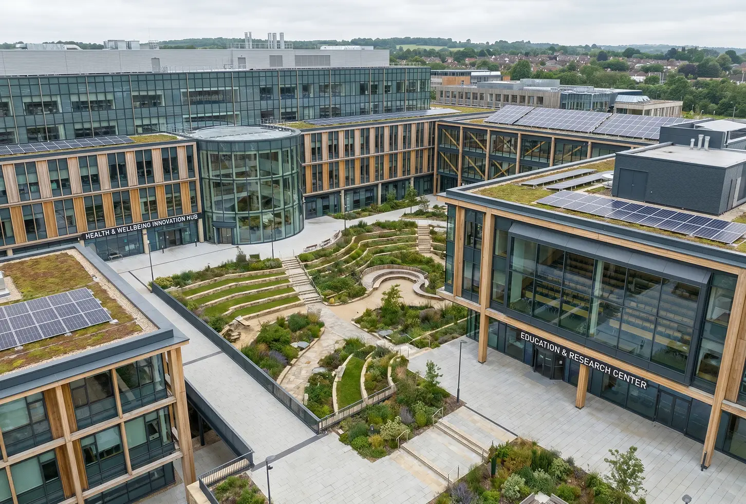 Healthcare and care home facility designed for patient wellbeing
